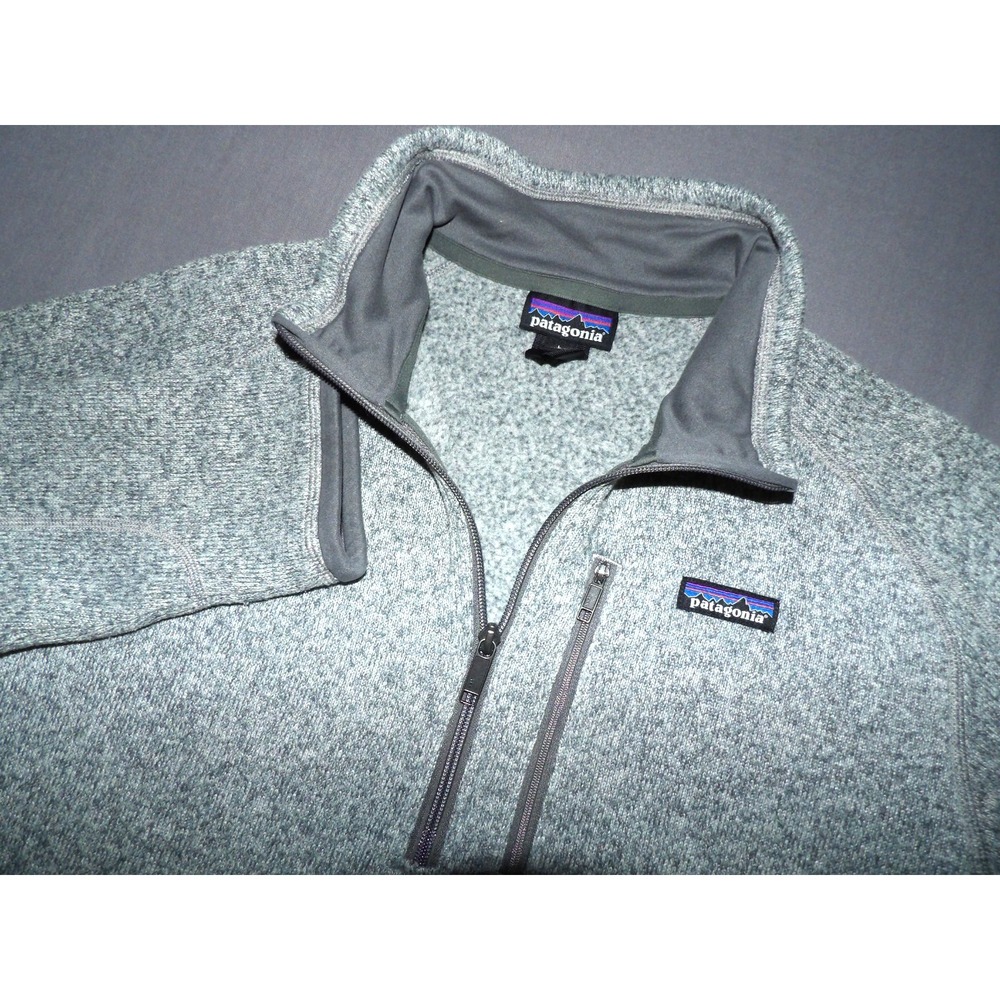 Patagonia Gray Pull Over Gray Better Sweater Fleece Jacket Men's Large